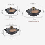 Casserole Dishes Casserole Dish with Lid Casserole Earthenware Pot Hot Can Pan,Round Ceramic Pan Dish,Insulated Casserole,Ceramic Casserole,Clay Rice Cooker Can,Stockcan