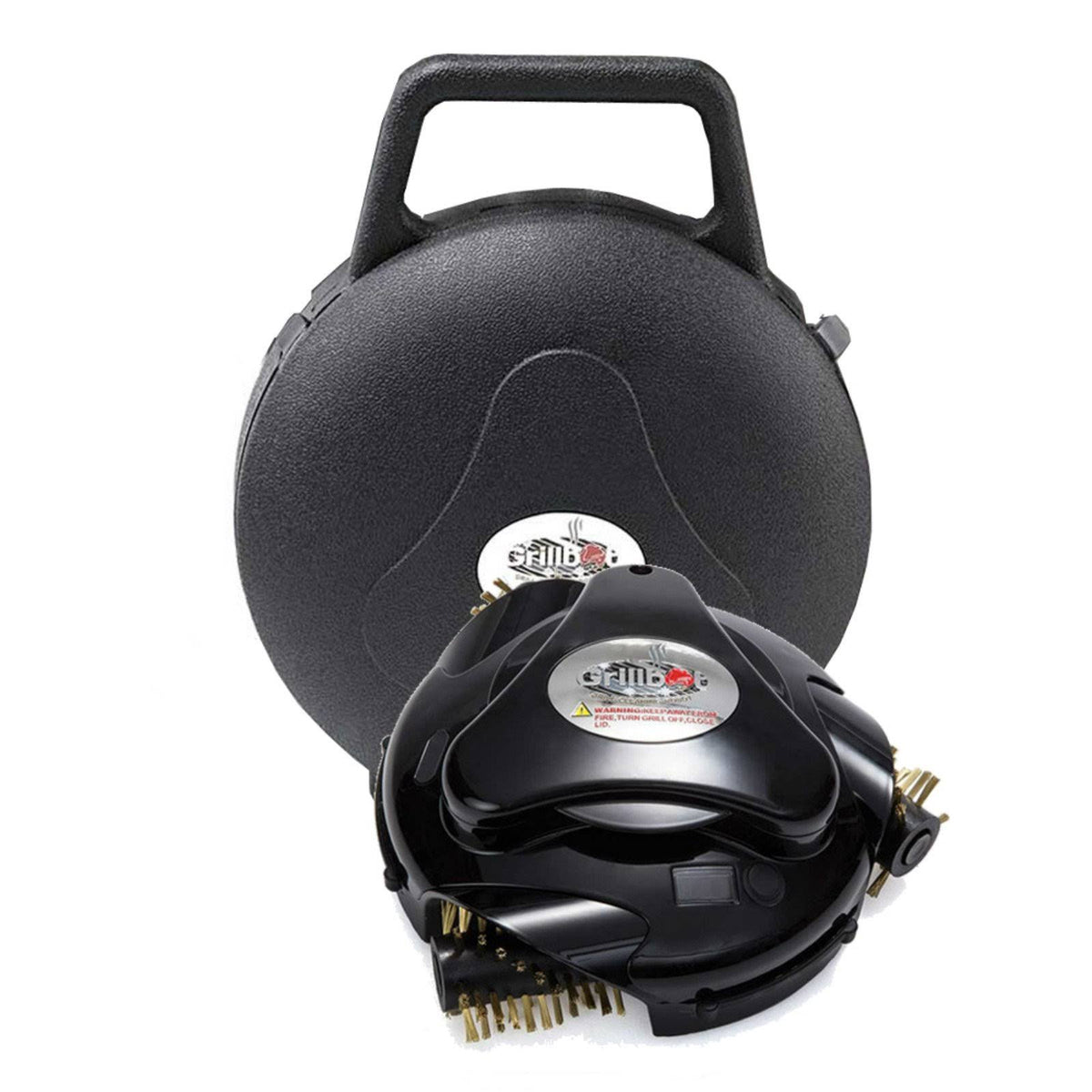 Grillbot Automatic Grill Cleaning Robot with Carry Case, Black